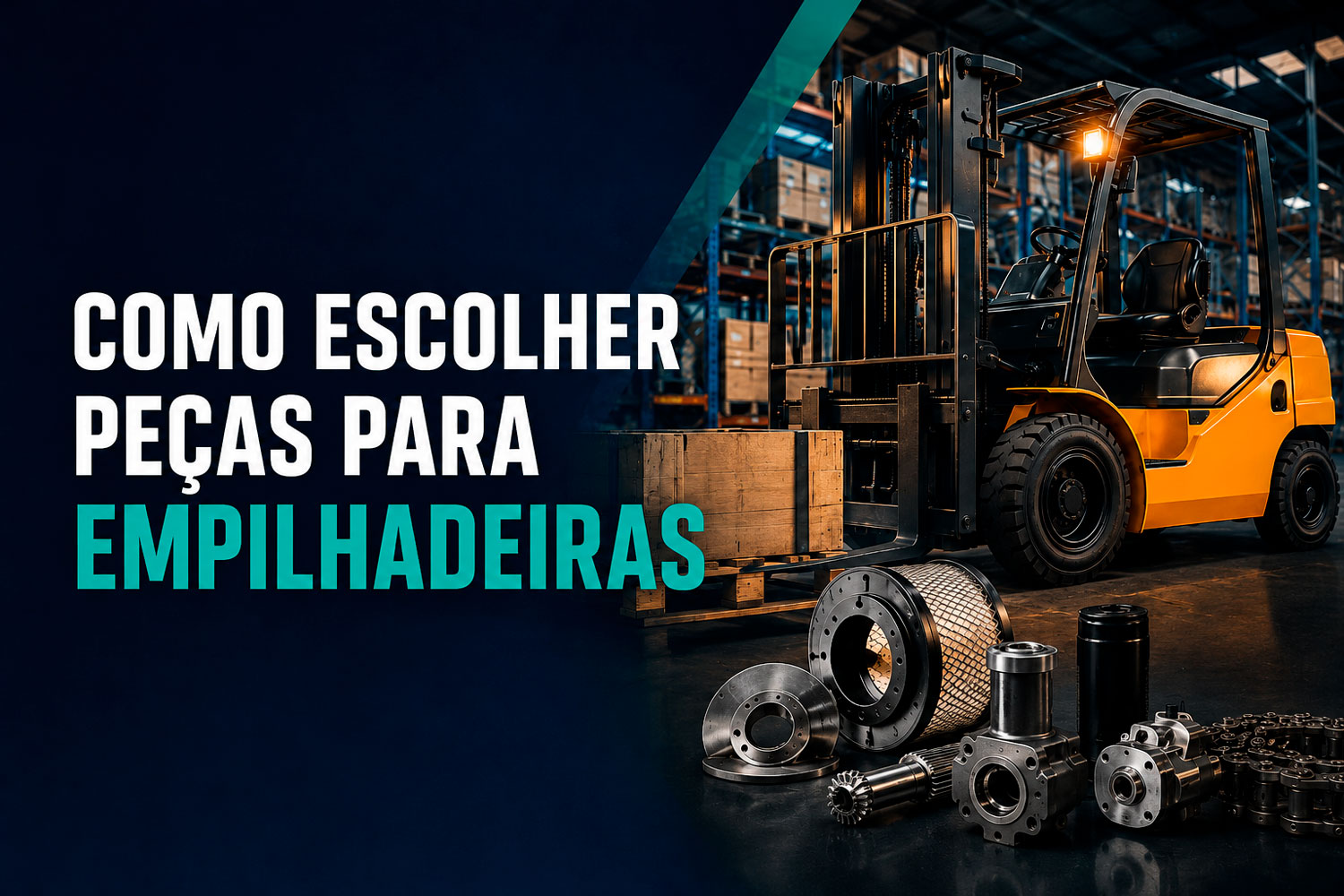 Como escolher peças para empilhadeiras sem comprometer a produtividade da operação