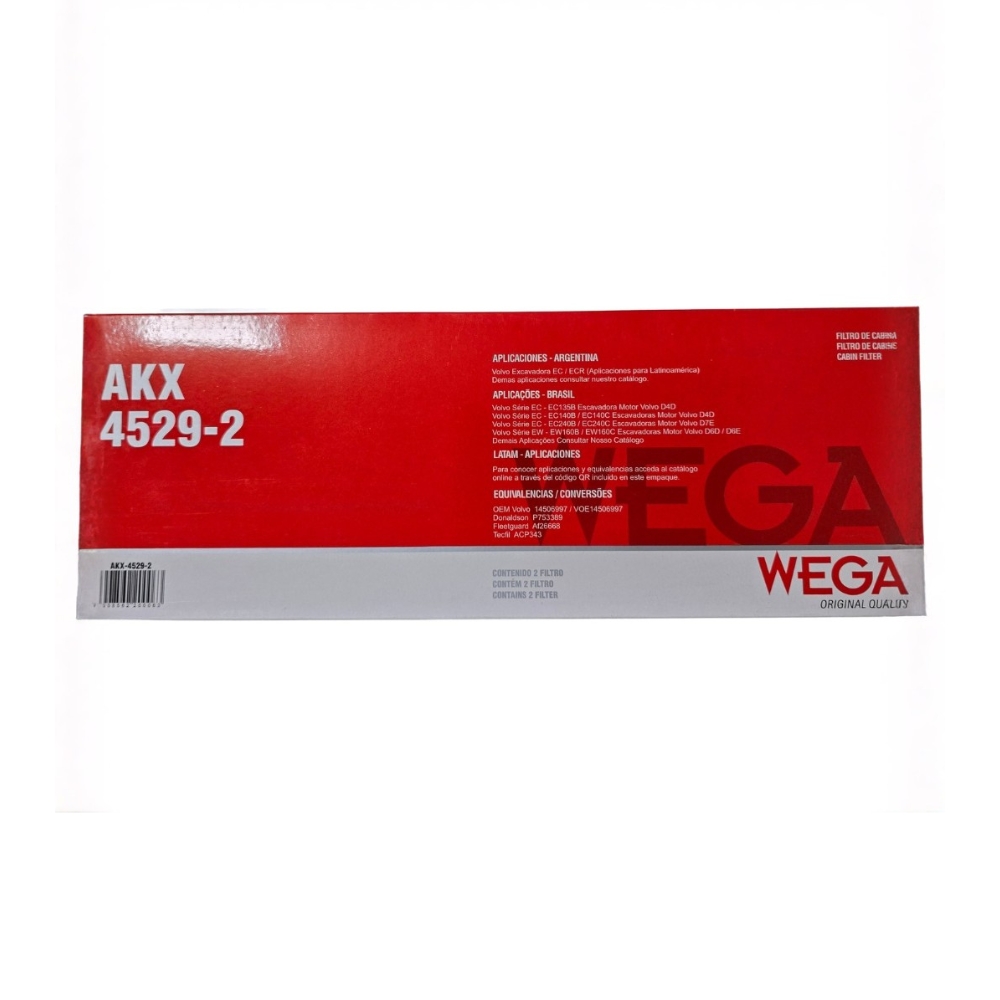 Filtro de Ar-Condicionado Volvo 14689735 para Máquinas Volvo CE - Imagem 3