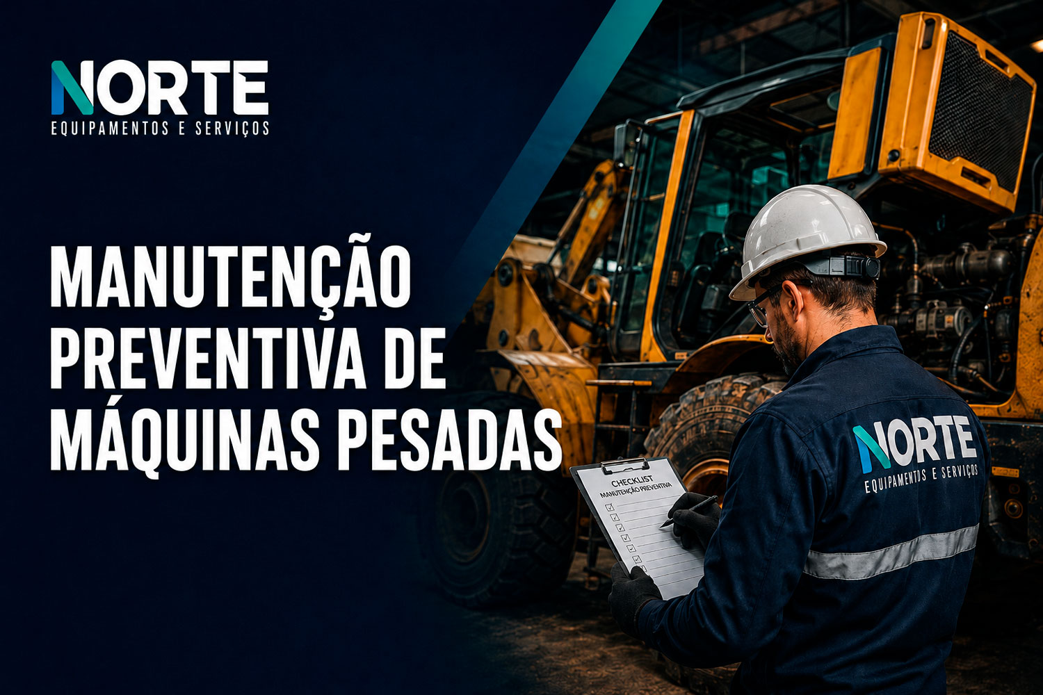Manutenção preventiva de máquinas pesadas